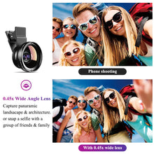 Load image into Gallery viewer, Professional Phone Camera Lens 12.5x Macro Camera Photo HD 0.45x Super Wide Angle Lens for Samsung IPhone All Smartphones
