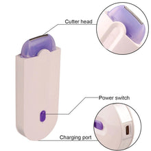 Load image into Gallery viewer, 2 In 1 Electric Hair Trimmer USB Rechargeable Women Bikini Facial Whole Body Hair Removal Painless Epilator Machine Shaver
