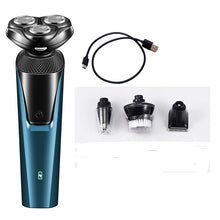 Load image into Gallery viewer, 4 In 1 Electric Hair Shaver For Men Ear Nose Beard Trimmer Haircut Razor Machine Waterproof Rechargeable 3D Head Blade Shaving
