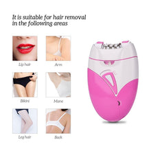 Load image into Gallery viewer, USB Rechargeable Women Epilator Body Leg Hair Removal Depilator Shaver Female Electric Shaving Apparatus Depilation Machine
