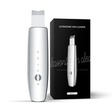 Load image into Gallery viewer, EMS Ultrasonic Skin Scrubber Face Spatula LED Red Blue Photon Massager Facial Shovel Deep Cleansing Anti-wrinkle Lifting Tool
