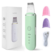 Load image into Gallery viewer, Ultrasonic Skin Scrubber Electric Vibration Deep Face Cleaning Peeling Shovel Facial Pore Cleaner Lifting Massager Beauty Device
