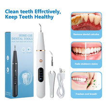 Load image into Gallery viewer, Ultrasonic Dental Cleaner Set Dental Calculus Scaler Electric Sonic Oral Teeth Tartar Remover Plaque Stains Cleaner Teeth Tool
