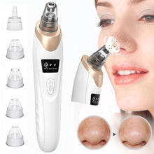 Load image into Gallery viewer, Electric Facial Blackhead Remover Vacuum Acne Spots Pore Black Dot Cleaner Pimple Remover Face Deep Cleaning Machine Beauty Tool
