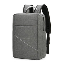 Load image into Gallery viewer, Backpack For Men Luxury Waterproof Nylon Bag For Laptop USB Charging Business Solid Color Rucksack Man Simple Bagpack
