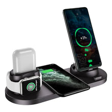 Load image into Gallery viewer, Wireless Charger for iPhone 14/13/12 Fast Charger for iphone Fast Charging Pad Huawei Charging Dock Station 6 in 1
