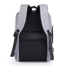 Load image into Gallery viewer, Business Men's Backpack USB Charging Personality Rucksack Man Multifunctional Waterproof Oxford Cloth Bag For Laptop
