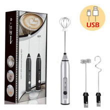 Load image into Gallery viewer, Drink Mixer Portable Rechargeable Electric Milk Frother Foam Maker For Making Latte Milk Cappuccino Egg Stirring Kitchen Tool
