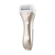 Load image into Gallery viewer, LED  Display Electric Pedicure Foot Grinder Callus Remover Heel Dead Skin Removal Rechargeable Foot Care Tool Files Machine (Gold)

