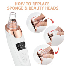 Load image into Gallery viewer, Electric Vacuum Suction Blackhead Remover Face Pore Vacuum Acne Pore Cleaner Pimple Removal Facial Skin Care Tools
