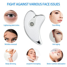 Load image into Gallery viewer, Electric Facial Scraper Red Blue LED Light Face Lift Devices GuaSha Massagers Wrinkle Removal Home Beauty Devices Face Skin Care
