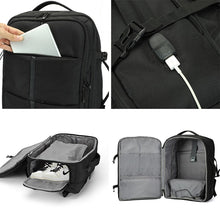 Load image into Gallery viewer, Large-capacity Men's Backpack Multifunction USB Charging Bagpack Male Business Bag For Laptop 17.6 Inch Expandable Rucksack
