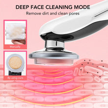 Load image into Gallery viewer, 7 in 1 EMS Facial Lifting Device Radio Frequency LED Photon Skin Rejuvenation Anti Aging Pores Cleaner Face Massager
