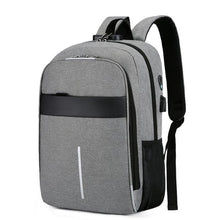 Load image into Gallery viewer, Backpack For Men Multifunctional Waterproof Oxford Cloth Urban Bag For Laptop 13.3 Inch USB Charging Luxury Gray Rucksack Men
