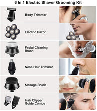 Load image into Gallery viewer, Multi Grooming Kit Digital Display Electric Shaver Hair Trimmer Beard Electric Razor Wet Dry Men Facial &amp; Body Shaving Machine
