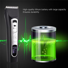 Load image into Gallery viewer, Electric Hair Clipper For Men Rechargeable Shaver Cordless Hair Cutter Digital Beard Hair Trimmer Barber Cutting Razor Machine
