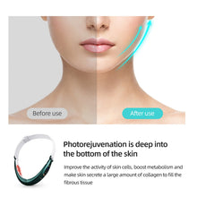 Load image into Gallery viewer, V-Line Lift Up Belt Chin Lift Belt Machine Red Light Blue Light LED Face Slimming Vibration Face Lifting Massager For Face
