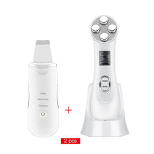 Load image into Gallery viewer, Ultrasonic Skin Scrubber Facial Cleaning Peeling Shovel Lifting Machine + Mesotherapy Electroporation RF Radio Frequency LED Photon Skin Care Beauty Device
