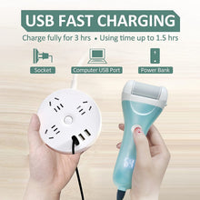 Load image into Gallery viewer, Charged Electric Foot File for Heels Grinding Pedicure Tools Professional Foot Care Tool Dead Hard Skin Callus Remover
