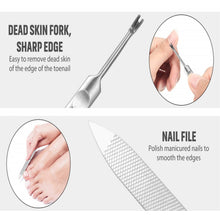 Load image into Gallery viewer, Toe Nail Clippers Nail Correction Thick Nails Ingrown Toenails Nippers Cutters Dead Skin Dirt Remover Pedicure Care Tool
