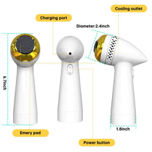 Load image into Gallery viewer, New Electric Pedicure Smooth Machine Callus Remover USB Charge Foot for Heels Grinder Files Absorbing Portable Clean Care
