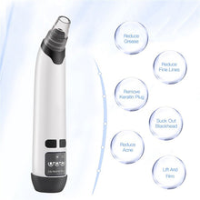 Load image into Gallery viewer, 4 In 1 Blackhead Remover Rechargeable Vacuum Suction Warmer Blackhead Acne Comedo Extractor Facial Cleanser Beauty Machine
