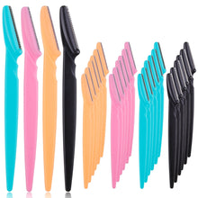 Load image into Gallery viewer, 100PCS Eyebrow Shaper Portable Shaver Eye Brow Trimmer Shaping Scissors Cutter Woman Face Blade Shaper Hair Remover Makeup Tool

