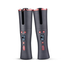 Load image into Gallery viewer, Wireless Auto Curling Irons Portable Automatic Rotating Hair Curler Styling Tools LED Display Wave Tongs Iron Curling
