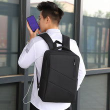 Load image into Gallery viewer, Business Backpacks For Men USB Charging Multi-function Bag For Laptop 15.6 Casual Waterproof Oxford Cloth Rucksack Man
