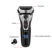 Load image into Gallery viewer, Cordless Electric Beard Trimmer Powerful Hair Shaver For Men Waterproof Hair Removel Fast Charging Razor With LED Display Tools
