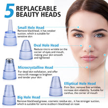 Load image into Gallery viewer, Facial Blackhead Remover Electric Acne Cleaner Blackhead Black Point Vacuum Cleaner Tool Black Spots Pore Cleaner Machine
