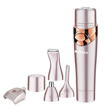 Load image into Gallery viewer, 4 In 1 Women Face Facial Body Hair Removal Lady Shaver Epilator Female Shaving Electric Trimmer Razor For Eyebrow Nose
