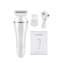 Load image into Gallery viewer, Electric Epilator Hair Shaver Facial Painless Shaving Underarm bikini Hair Removal Women Razor Whole Body Hair Removal
