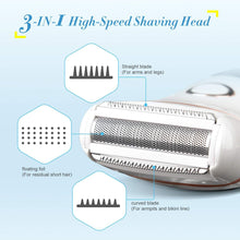 Load image into Gallery viewer, Electric Epilator Women Painless USB Rechargeable Hair Removal Lady Shaving Machine Portable Female Hair Trimmer Wet Dry
