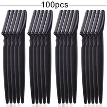 Load image into Gallery viewer, 100Pcs Eyebrow Cutting Knife Blades Shaver Women Face Trimmer Hair Removal Eye Brow Cutters Portable Safety Beauty Makeup Tools
