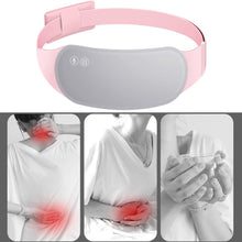 Load image into Gallery viewer, Portable USB Heated Belt Vibration Massage Warm Treatment Body Heating Pad For Woman Menstrual Period Cramps Relief Body Care Pad
