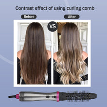 Load image into Gallery viewer, Hot Air Comb 5 In 1 Multifunctional hair Blower Volumizing and Anion Salon Blow Dryer hairdryer Curl Hair Brush Styler Tool
