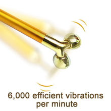 Load image into Gallery viewer, Energy Beauty Bar 24K Gold Facial Vibration Massager Anti Aging Skin Tighten V-Face Lifting Massage Roller Chin Reducer
