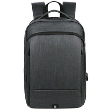 Load image into Gallery viewer, Backpack For Man Business Waterproof Waxy Glue Rucksack Multifunctional USB Charging Ruaban Black Bag For Laptop 15.6 Inch
