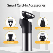 Load image into Gallery viewer, 4 In 1 Men's Hair Shaver Electric Beard Nose Ear Trimmer Razor Machine LED Display Clippers Rechargeable Washable Shaving Tools
