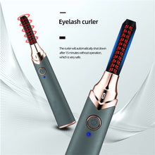 Load image into Gallery viewer, Electric Eyelash Curler Portable Makeup Heated Curved Eyelash USB Rechargeable Eye Lashes Curling Long Lasting Tools
