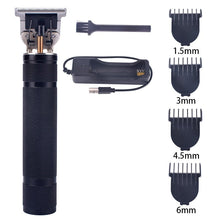 Load image into Gallery viewer, Hair trimmer Barber Haircut Rechargeable hair Clipper Cordless For Men Hair Cutting Machine Beard trimmer 0mm razor shaver
