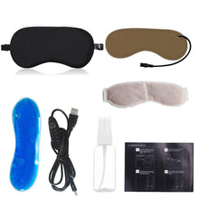 Load image into Gallery viewer, USB Steam Sleeping Eye Mask Shading Mask For Sleep Soft Adjustable Temperature Control Electric Heated Eye Mask to Relieve Eye
