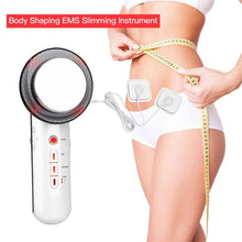 Load image into Gallery viewer, 3 In 1 Ultrasonic Far Infrared EMS Facial Body Slimming Massager Skin Care Weight Loss Muscular Massage Firming Beauty Machine
