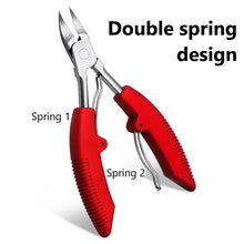 Load image into Gallery viewer, Toe Nail Clippers Nail Correction Thick Nails Ingrown Toenails Nippers Cutters Dead Skin Dirt Remover Pedicure Care Tool Pro
