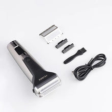 Load image into Gallery viewer, Electric Shaver Men's Smart Digital Display USB Reciprocating Double-blade Electric Shaver Electric Razor Set Led Display

