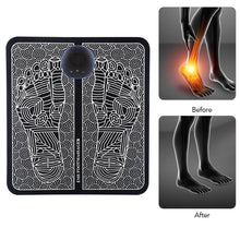 Load image into Gallery viewer, EMS Foot Massage Mat Physiotherapy Foot Massage Relax Body Relieve Pain Reduce Fatigue Health Care Tool
