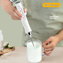 Load image into Gallery viewer, Drink Mixer Portable Rechargeable Electric Milk Frother Foam Maker For Making Latte Milk Cappuccino Egg Stirring Kitchen Tool
