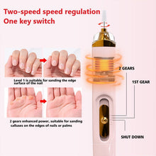 Load image into Gallery viewer, USB Professional Electric Pen-Shape Nail Grinder Machine 5 IN 1 LED Nail Art Drill Set File Nail Pedicure Drill Nails Apparatus
