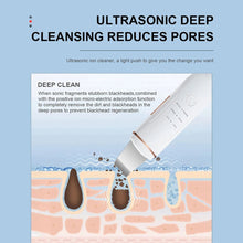 Load image into Gallery viewer, Ultrasonic Skin Scrubber Face Deep Cleaning Machine Peeling Shovel Facial Pore Cleaner Face Skin Scrubber Lifting Machine
